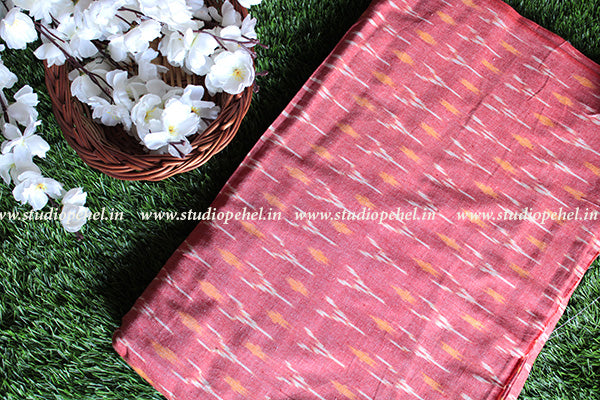 Ikkat Fabric pink