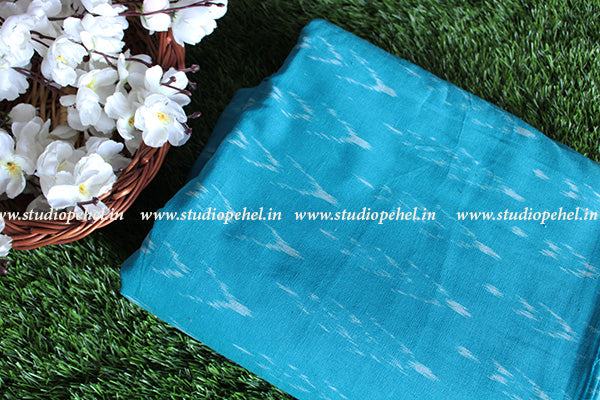 Ikkat Fabric - blue