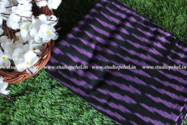 Ikkat Fabric - jamun