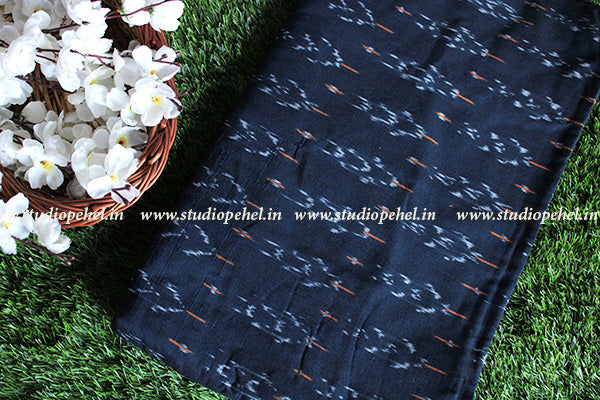 Ikkat Fabric - neeli