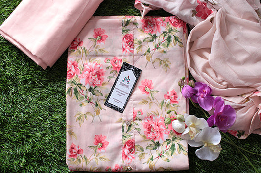 Dailywear Pastel Pink Salwar Set
