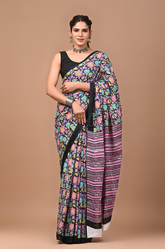 Fauna Cotton Saree