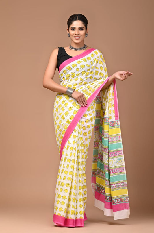 Gajagamini Cotton Saree