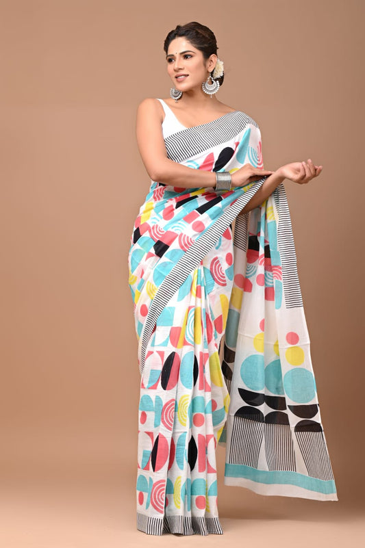 Polka Wave Saree