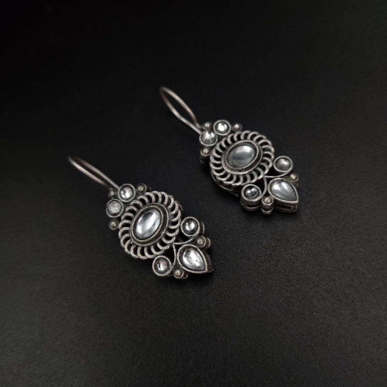 Silver Earrings - Janvi