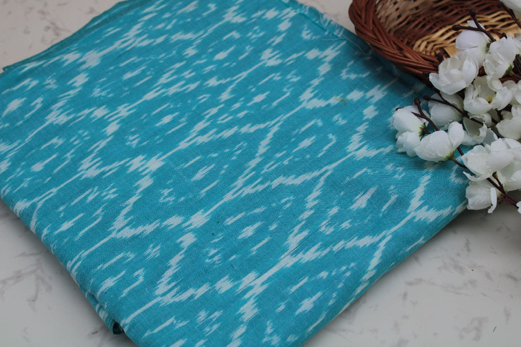Refreshing Blue Ikkat
