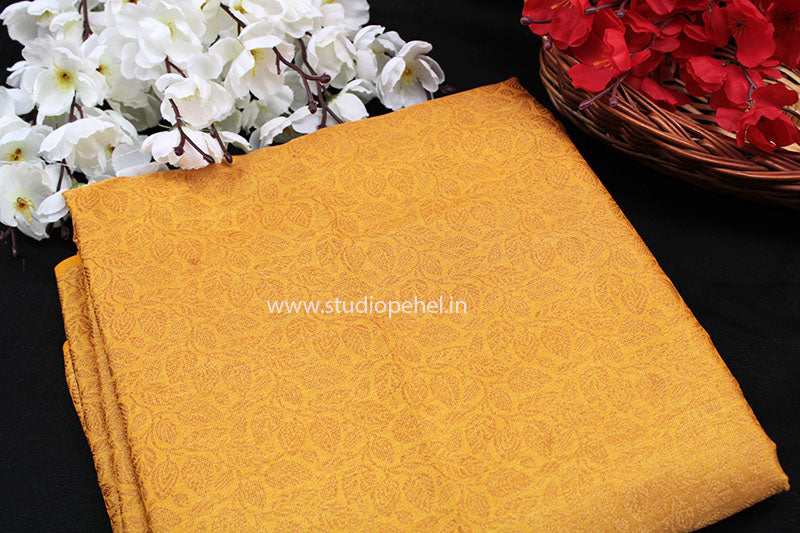 Golden Yellow Brocade