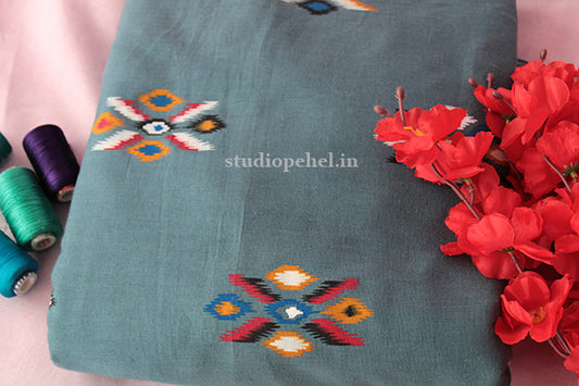 Grey Tribal Cotton