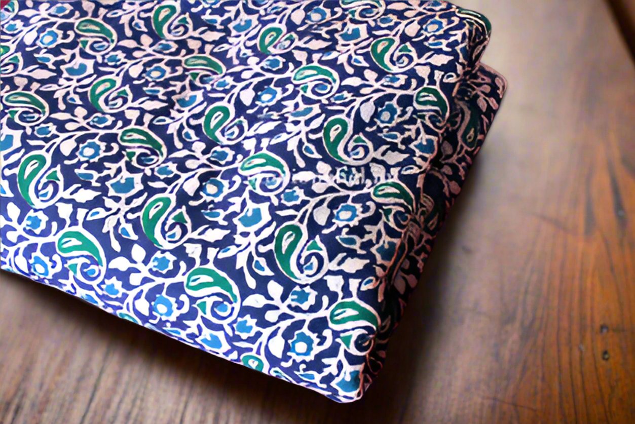 Paisley soft cotton fabric