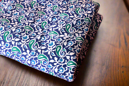 Paisley soft cotton fabric