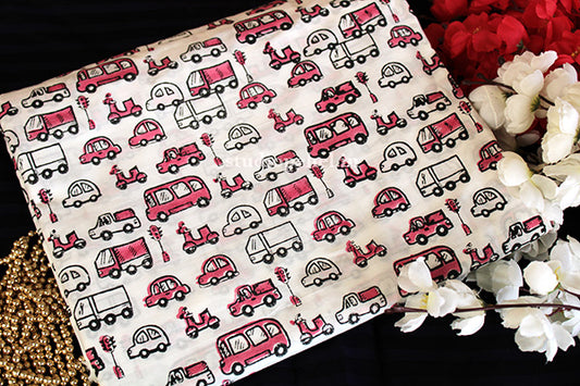 Choti Gaadi cotton fabric