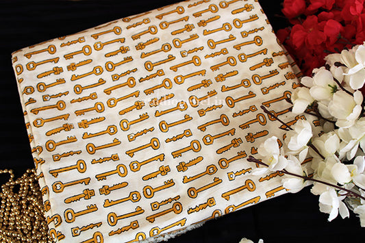 Baby keys cotton fabric