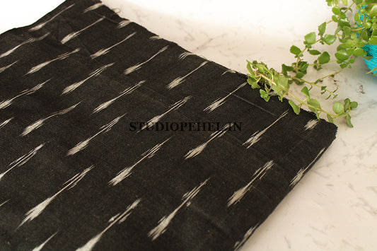 Ikkat fabric -Black arrow