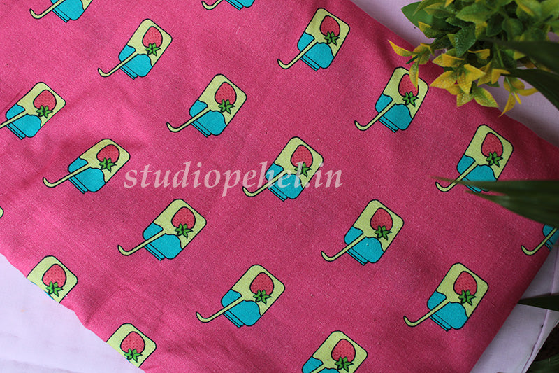 Cotton Running Fabric - Pickle Jar