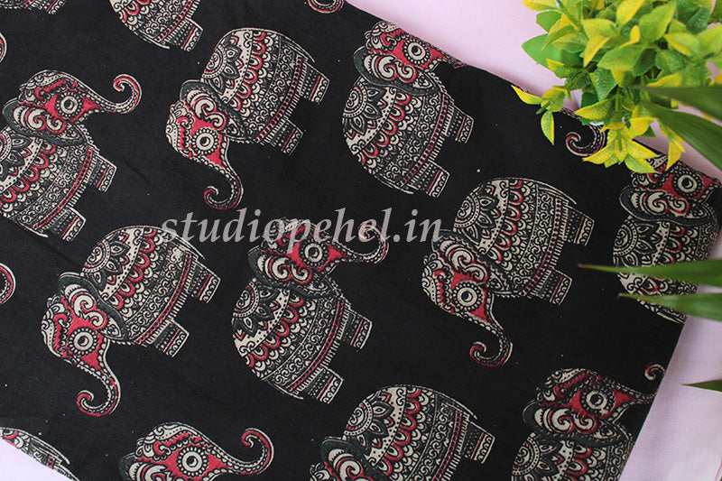 Cotton Running Fabric - Jumbo Kalamkari