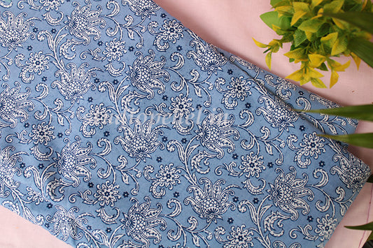 Cotton Running Fabric - Simple Blue