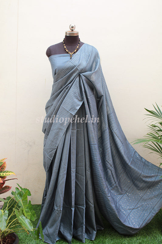 Bhagalpuri Sarees - Grey