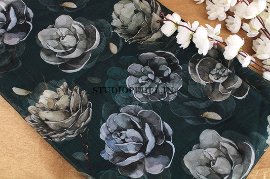 Glass green Tamara  fabric