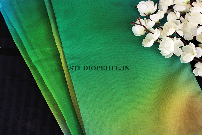 Sea & Forest green fabric