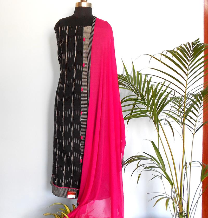 Ruhi Grey/Black salwar set - STUDIO PEHEL