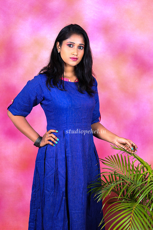 Royal Blue Midlength Dress