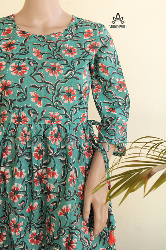 Pastel Floral Cotton Dress