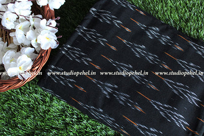 Ikkat Fabric - black
