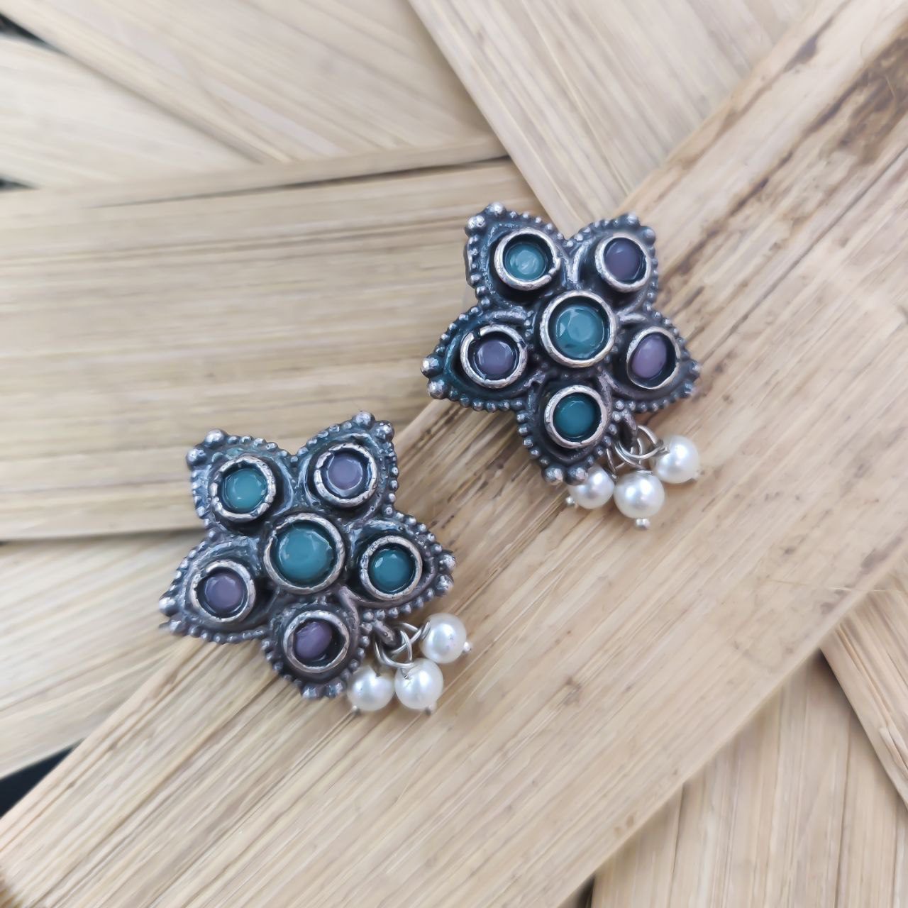 Silver Earrings - Phool