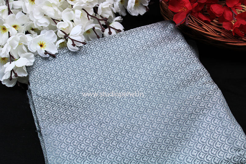 Brocade Fabric - Decent grey