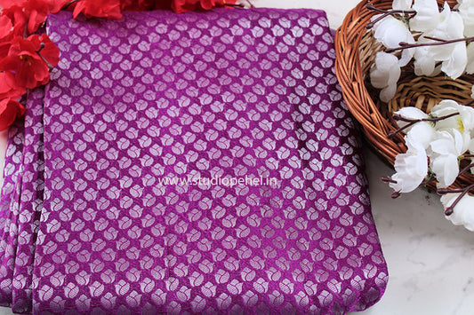 Brocade Fabric - Deep purple