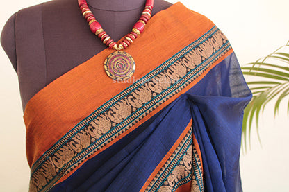 Narayanpet saree - Royal Blue