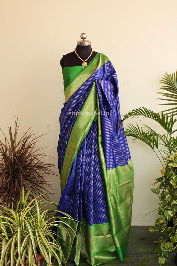 Modal Silk Saree - Blue