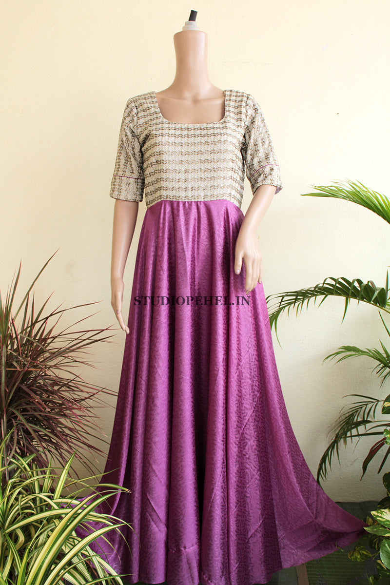 Online Party Wear Long Dresses | Punjaban Designer Boutique