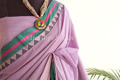 Narayanpet Sarees - Temple lilac