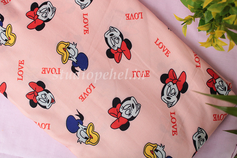 Cotton Running Fabric - Mickey