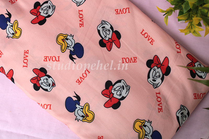 Cotton Running Fabric - Mickey