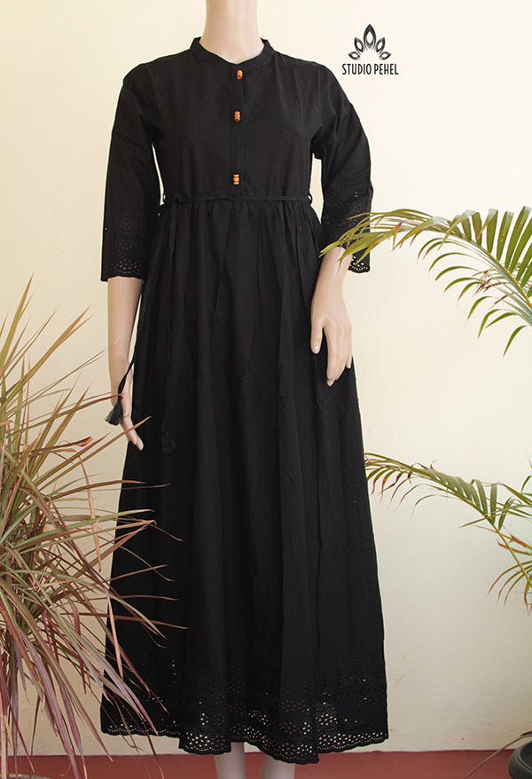Buy 109F Black Womens Black Halter Neck Maxi Dress | Shoppers Stop