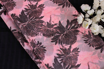 Palm springs peach pink fabric