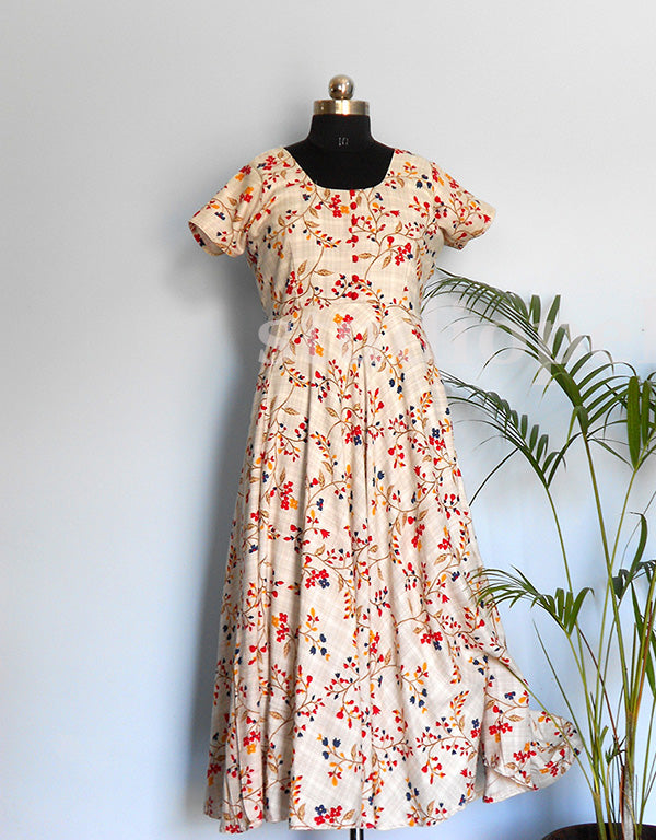 Off-White floral Maxi dress