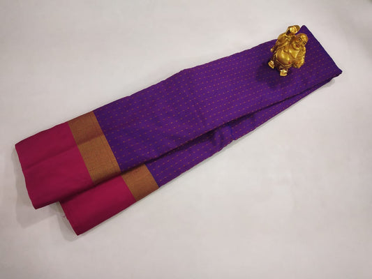 Mithra semi silk sarees - Violet