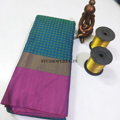 Mithra semi silk sarees - Firoza