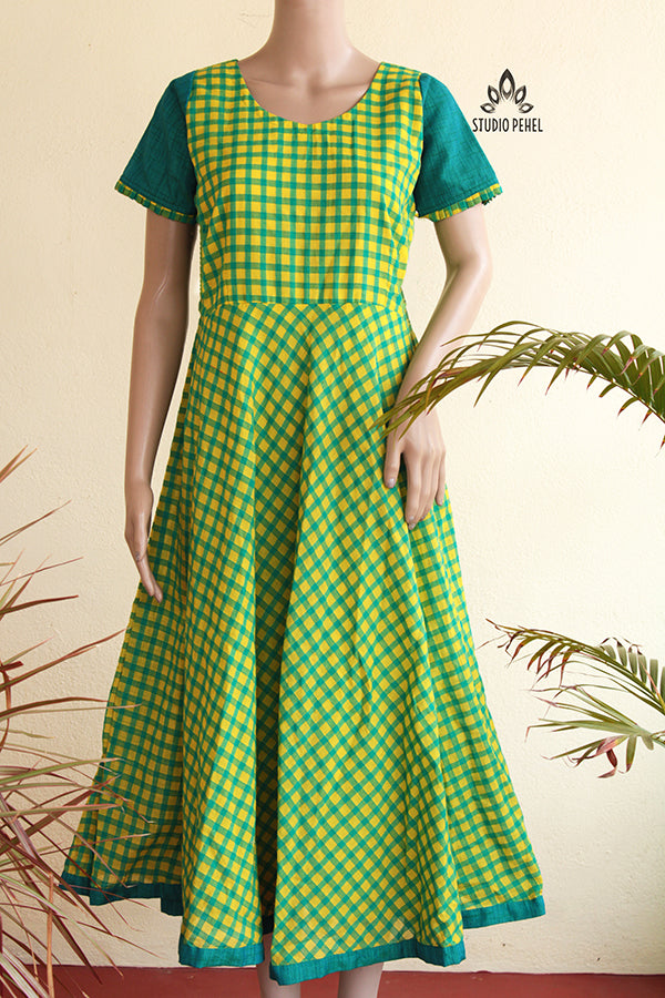 Jasmin Indigo Kala Cotton Overlay Dress | Sepia Stories