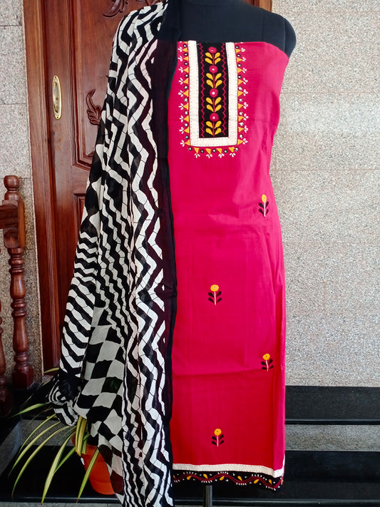 Kashish rani pink south cotton Salwar Suit - STUDIO PEHEL 